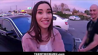 Super-hot Teen Thickum Fucked By Stranger While Her Finest Friend Records