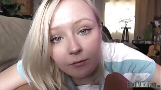 Smallish BLONDE TEEN GETS FUCKED BY HER FATHER! - Featuring: Natalia Queen